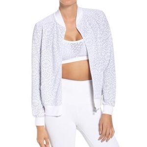 Beyond Yoga Cut It Closer Mesh Bomber Jacket